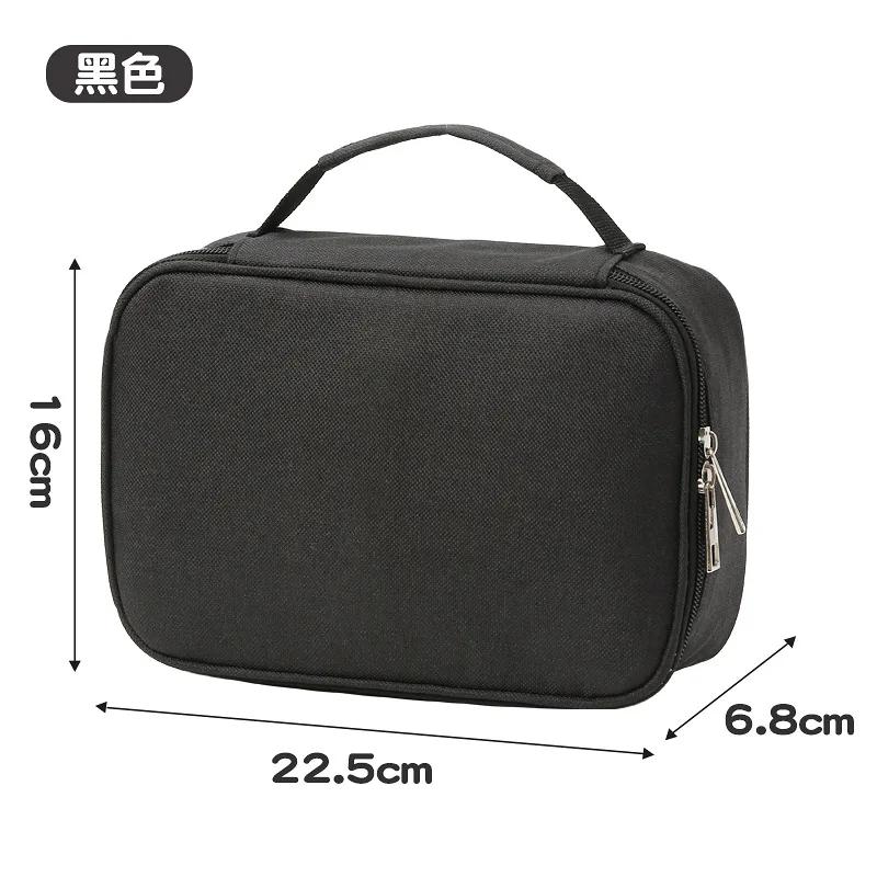 Пенал для карандашей большой емкости с матовым покрытием, коробка для канцелярских принадлежностей с застежкой-молнией, съемная сумка для хранения учебных принадлежностей