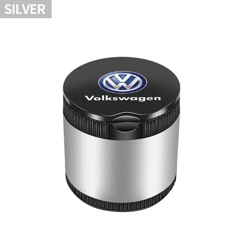 Car For Volkswagen VW Fashion Car Portable Car Ashtray LED Light Version For Volkswagen Tharu R Polo T5 GTI Tiguan Passat R-Lin