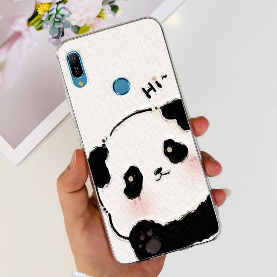 Чехол для Huawei Y6 2019 Y6 Prime 2019 Модный расписной чехол Прозрачный силиконовый чехол для телефона Для Huawei Y6s 2019 Y6 Pro 2019 Мягкий чехол