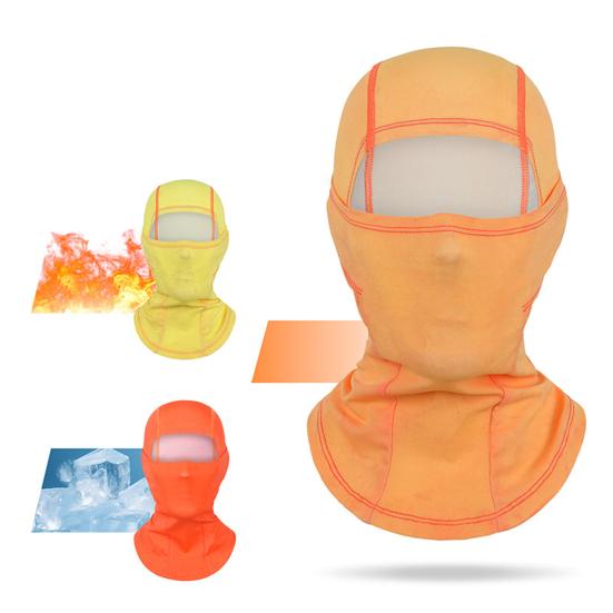 Color-Changing Riding Headgear Heat-Sensitive Fabric Elastic Fit Temperature-Sensitive Hood Heat-reacting Outdoor Headwear