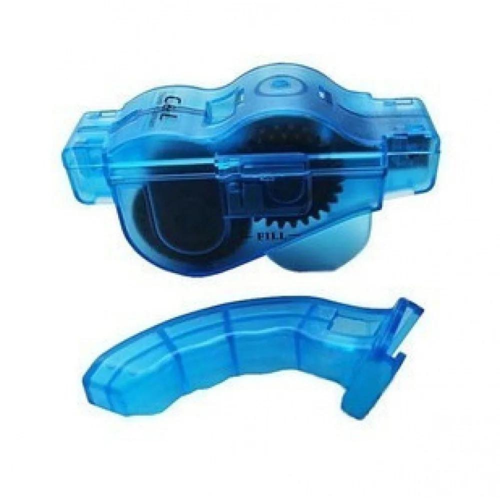 Bike Chain Cleaner Kit with 3D Brush Oil Application Tool for Easy Washing Drivetrain Maintenance MTB Cycle Care Set