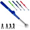 Telescopic Golf Swing Practice Stick with Non-slip Rubber Handle Ergonomic Grip Golf Swing Trainer Golf Training Aid