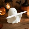 3D Printed Ghost Pen Holder Cute Mini Ghost Statue Unique Halloween Pen Rack  Birthday Gift