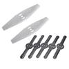 Литий-электрическая газонокосилка Аксессуары Трехдырочный прорезной нож Замена