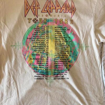 Футболка Def Lepp@rd Band Pyromania Tour 1983 Репринт