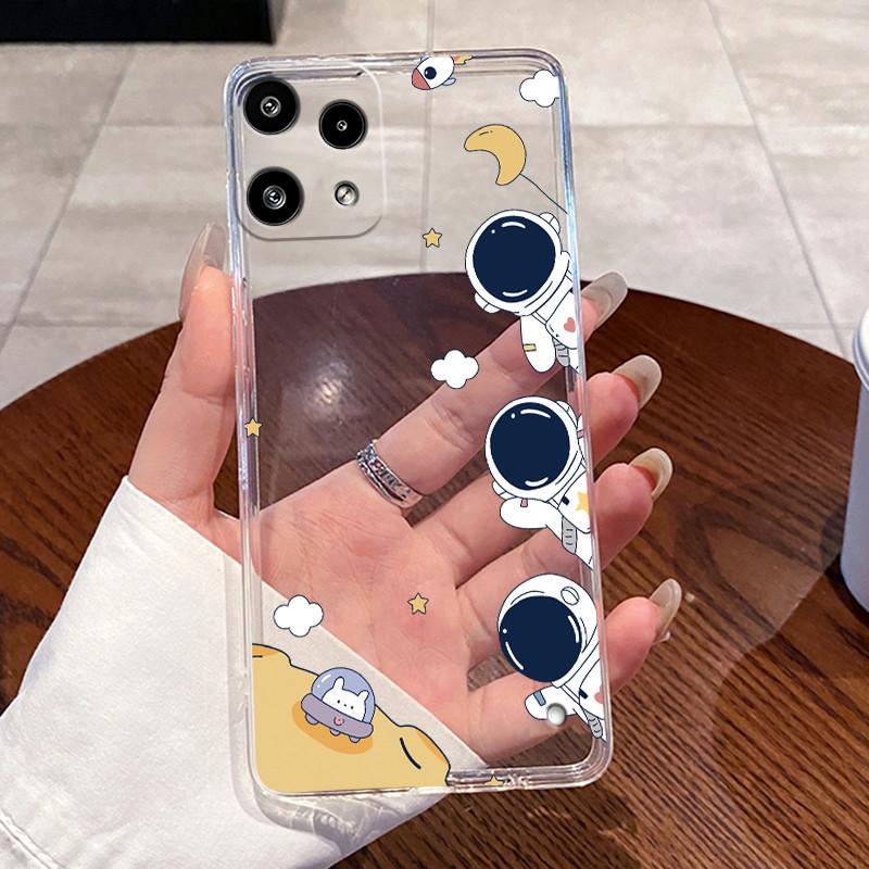 Casing For Nothing Phone 3a Lite Case Aesthetic Cute Cat Astronaut Transparent Soft Silicone Back Cover Phone3aLite Phone Case