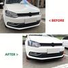 Передний Бампер Спойлер Обвес Диффузор Для VW Polo 6R 6C 2009 2010 2011-2017 Передняя Губа Подбородок Сплиттер Защитная Накладка
