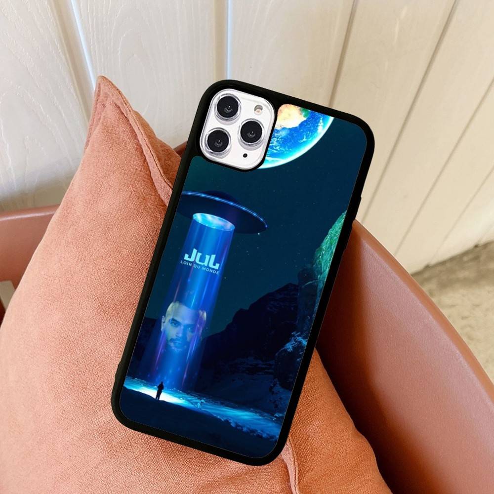 Чехол для телефона рэпера JuL C'est Pas Des Lol для iPhone 16 Pro Max 15 14 Plus 14 13 12 11 17 PC+TPU Задняя крышка