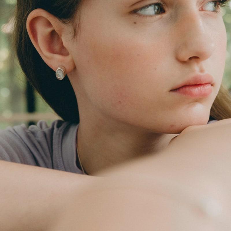 Серьги-гвоздики CUD Duet Oval