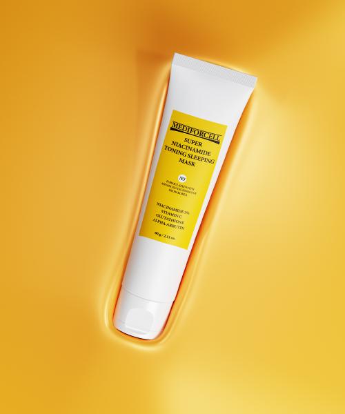 [2 ШТУКИ] Medipocell Super Niacinamide Увлажняющая ночная маска-тонер 60 г