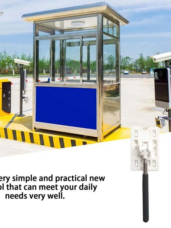 Телескопический держатель для карт, бесконтактный стержень для оплаты парковки автомобиля, держатель для карт с функцией считывания платы за парковку