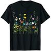Wildflower Summer Flowers Blooming Floral Graphic T-Shirt Men T Shirts Hombre Aesthetic Casual Cotton Four Seasons