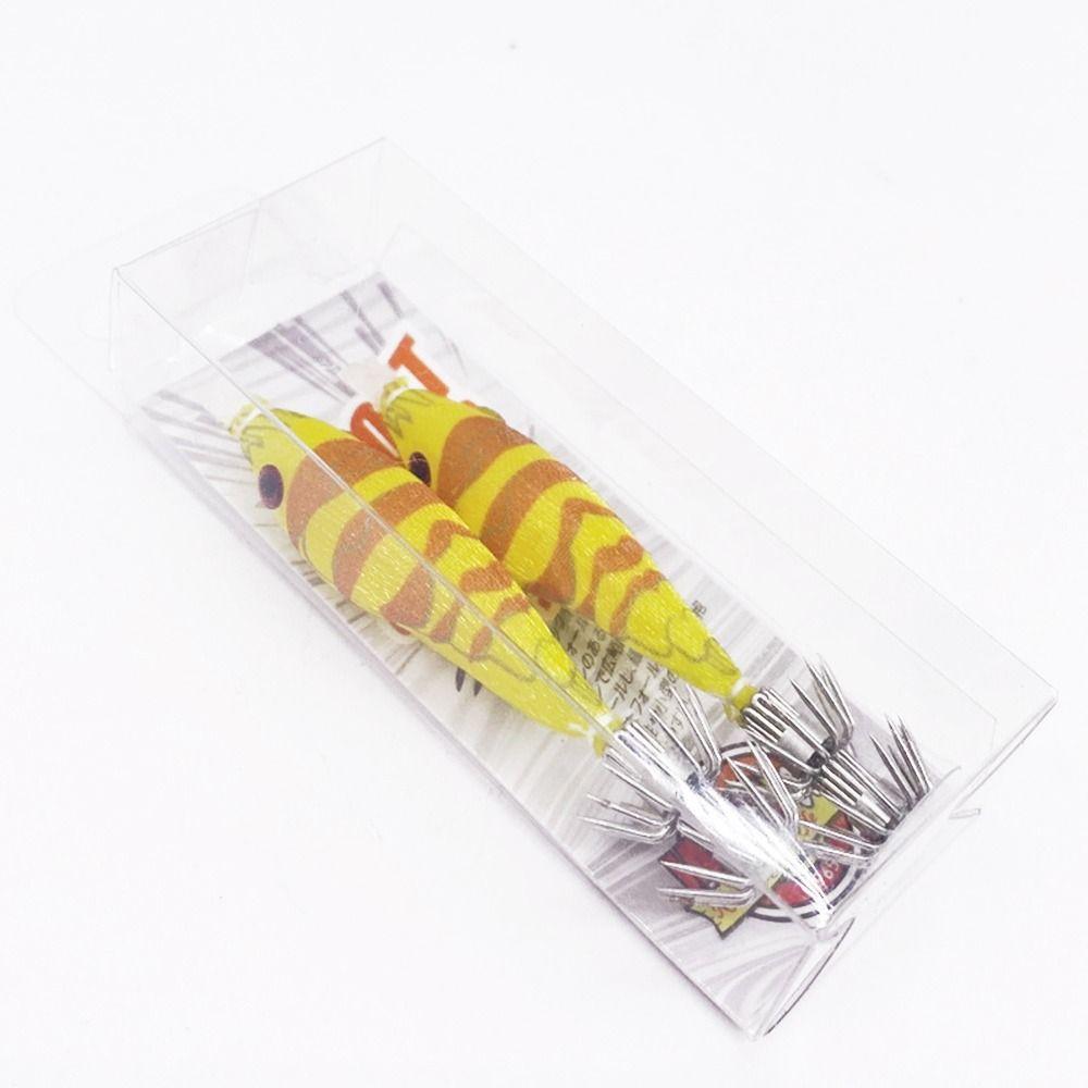 2022 Lifelike Lead Sinker Luminous Wood Shrimp Lures Weave Squid Hook Octopus Bait Fishing Tackle