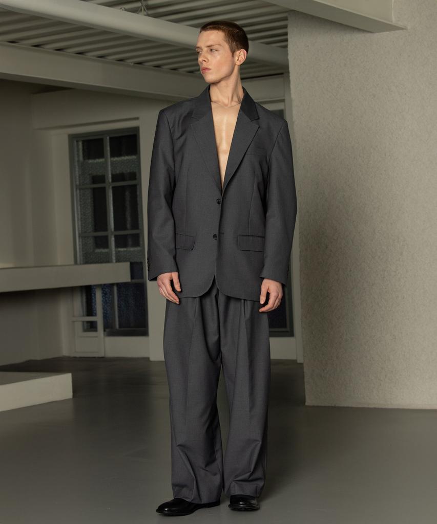 Decoroso Tailor Oversized Wide Setup Suit [Charcoal]