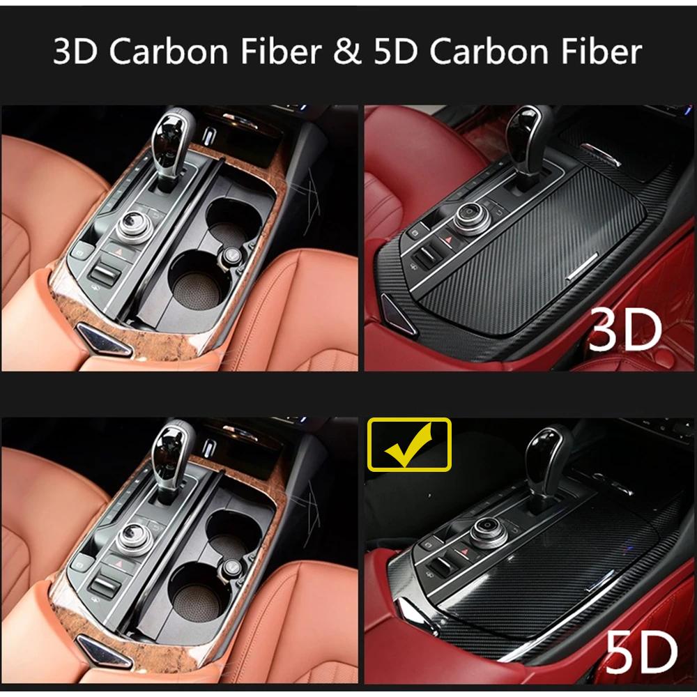 Center Console Gear Shift Panel Trim Dashboard Door Panel Decal for Maserati Levante 2016-2019 Car Stickers Interior Accessories