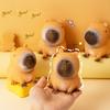 2Pcs Capybara Squeeze Toy Slow Rebound Soft TPR Stress Anxiety Relief Portable Kids Teens Adults Animal Squishes Sensory Fidget Toy