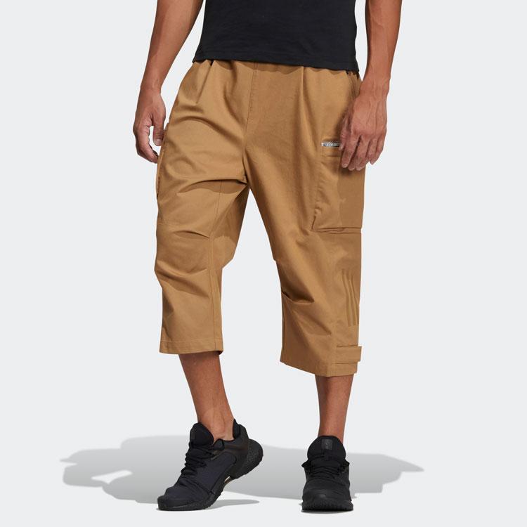 adidas TH 34PNT WV EXT Капри Спортивные Брюки Мужские Низ Картон-Желтый GP0957