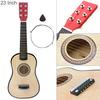 23'' Basswood Acoustic Guitar Wood &Red Children Beginner 6 String Instrument