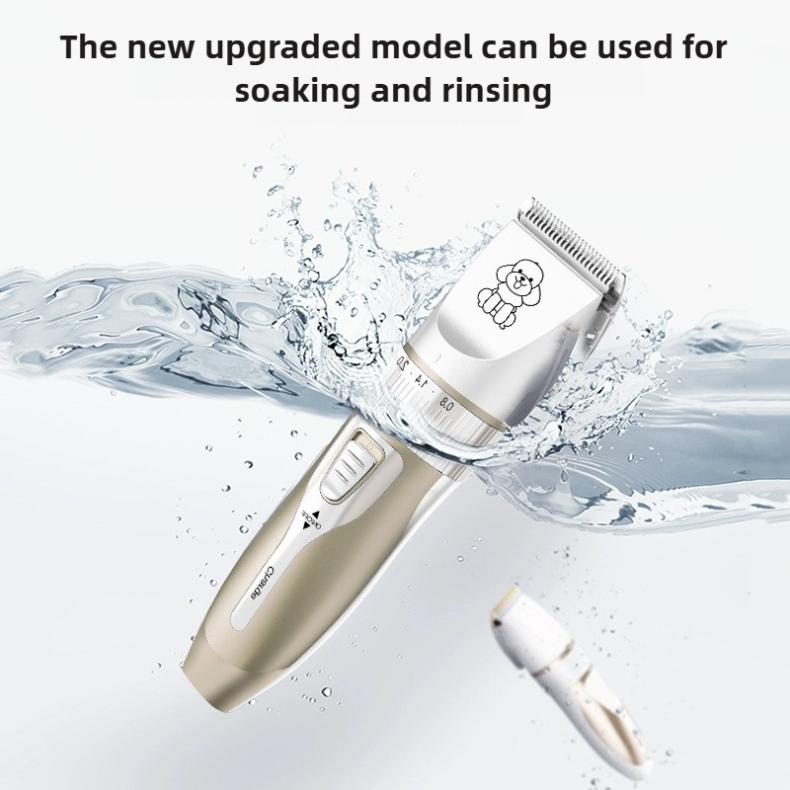 Rechargeable Dog Hair Cutting Machine Set Professional Dogs Haircut Machine Puppy Grooming Equipment Hair Trimmer Pets Beauty