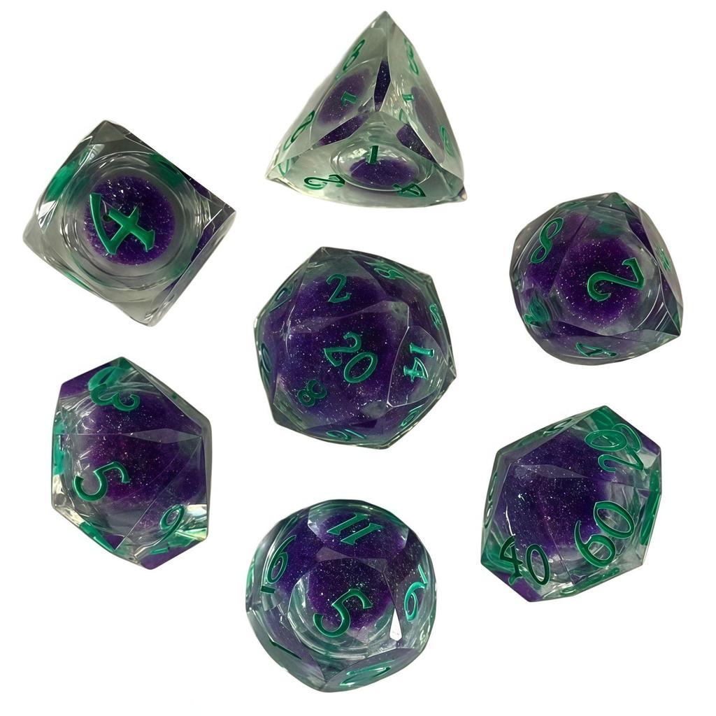 Набор смоляных многогранных кубиков для DND, Dungeons & Dragons, COC и настольных RPG