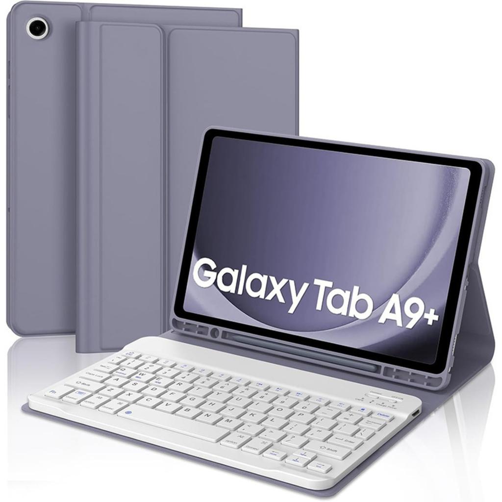Тонкий магнитный чехол-клавиатура для Samsung Galaxy Tab A9 Plus (11 дюймов, 2023) - Несколько цветов