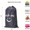 Oxford Cloth Drawstring Laundry Bag: Dustproof Travel Storage for Clothes
