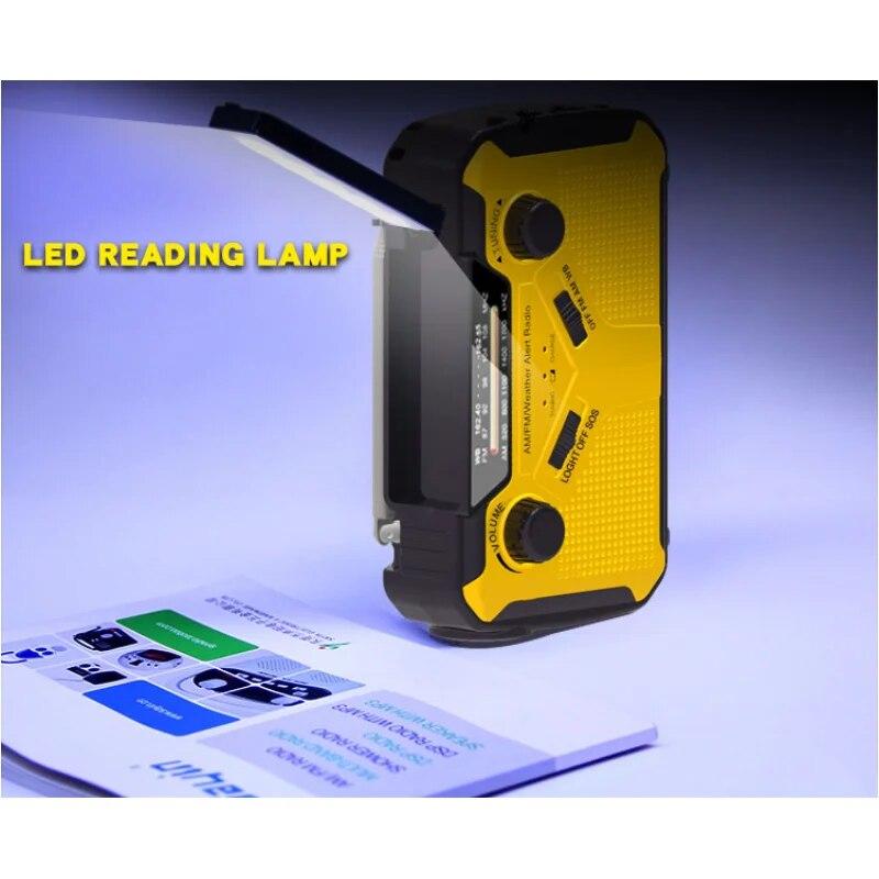 Multifunction Radio Hand Crank Solar USB FM/ AM Weather Radios Emergency Flashlight Power Bank Very Quality High Volume Radio