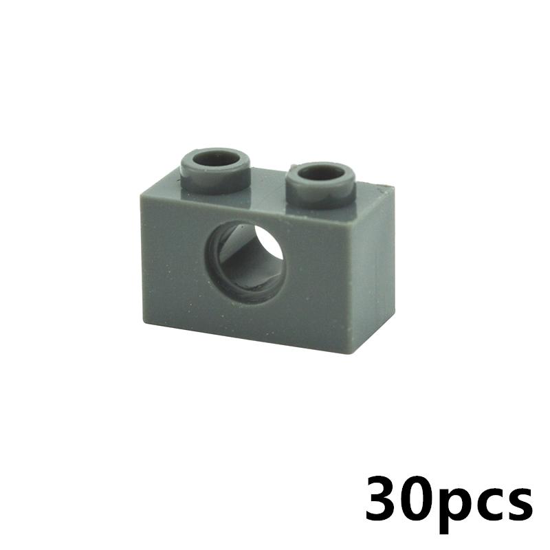 Технические строительные блоки с отверстием, объемные толстые кирпичи, комбинация с шипами, длинная балка, L-образные игрушки, высокотехнологичные детали 87087 3701 3703