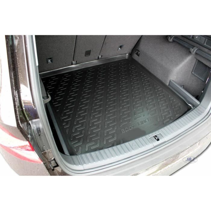 Tapis De Coffre Caoutchouc Premium - J&J AUTOMOTIVE - Skoda Kodiaq 2016-2023 - Protection - Sur Mesure - Inodore