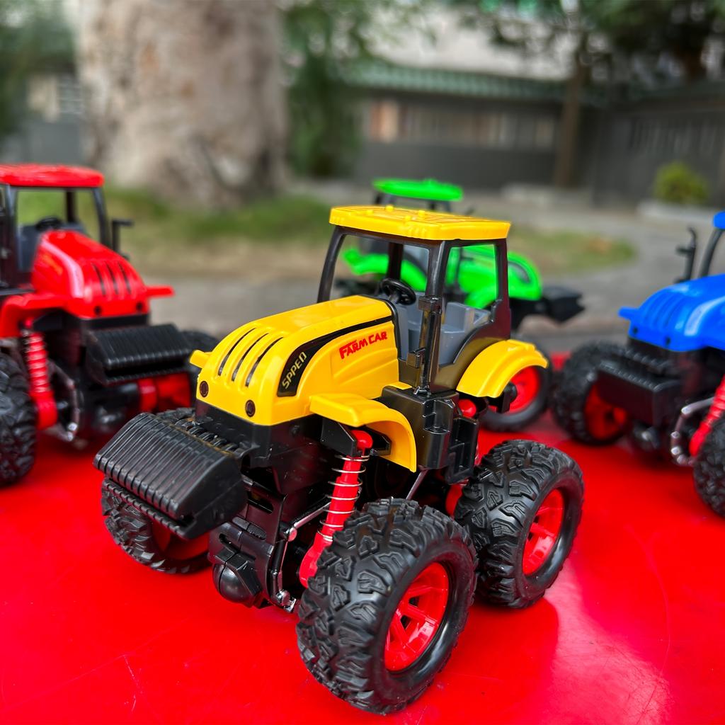 Farmer Stunt Car Inertia 4x4 Dual Inertia Stunt Green Climbing 360° Spin Flip Shock Утолщенные шины Внедорожный скутер Игрушечная машина в подарок на Хэллоуин