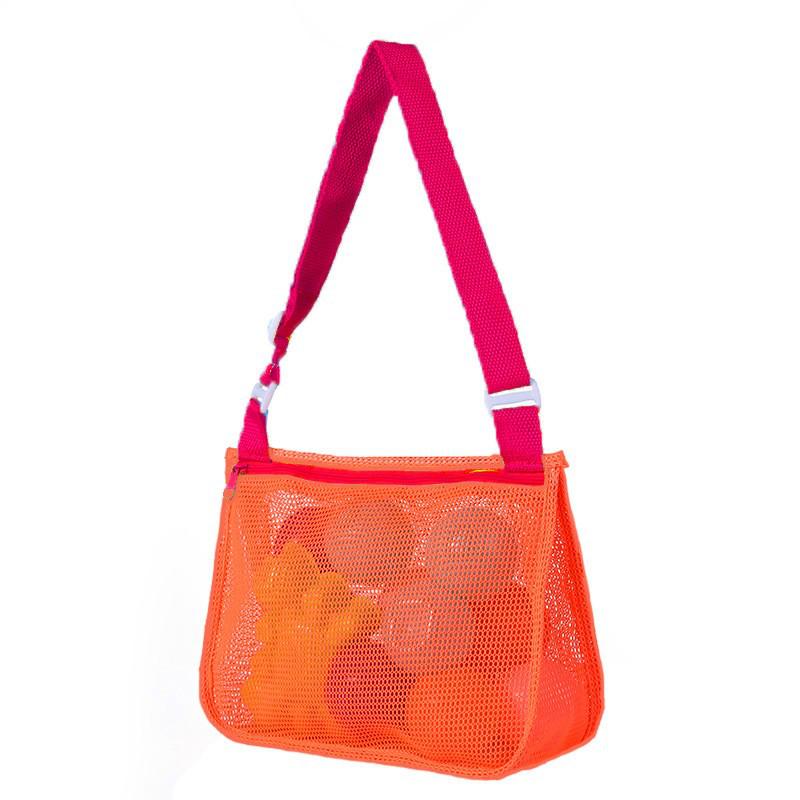 Kids' Travel Beach Toy Mesh Storage Shoulder Bag