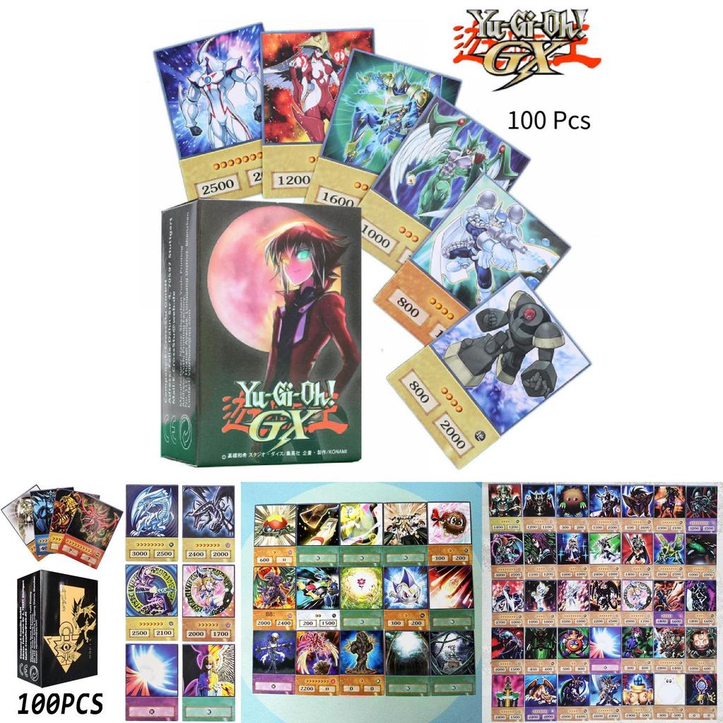 Набор самодельных карт Yu-gi-oh Потрясающий Белоглазый Дракон Темный Маг 100 карт