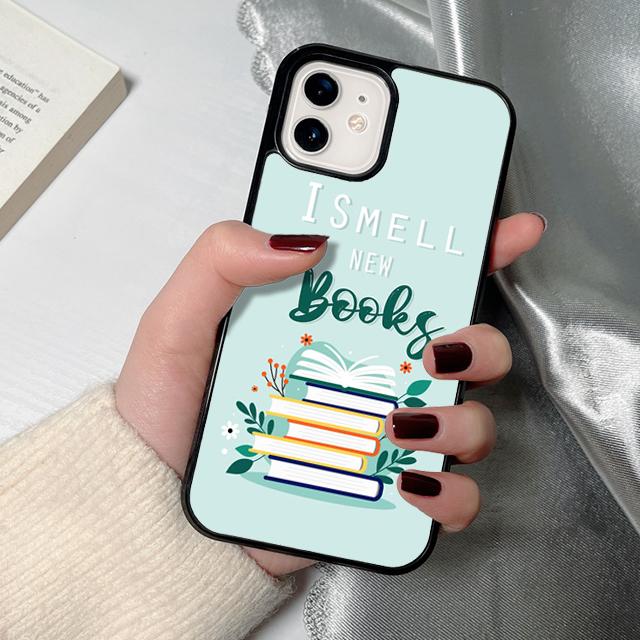 Чехол для телефона «Читайте больше книг» для iPhone 17 Air 16 15 14 12 13 PLUS 11 PRO MAX Задняя крышка Fundas