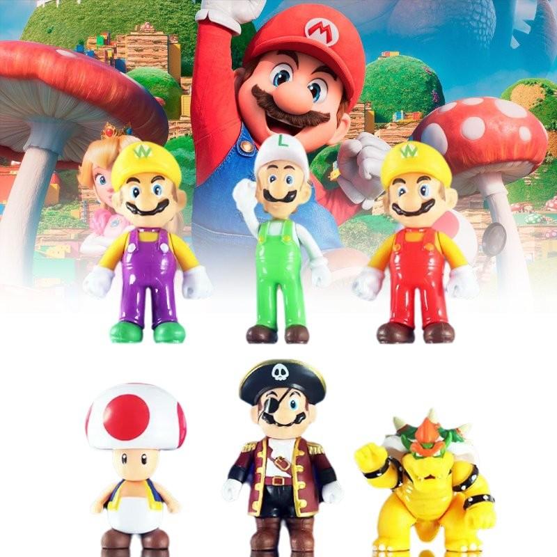 Super Mario 7th Edition Mario Office Figurine Pvc Cartoon Anime Collectible Model