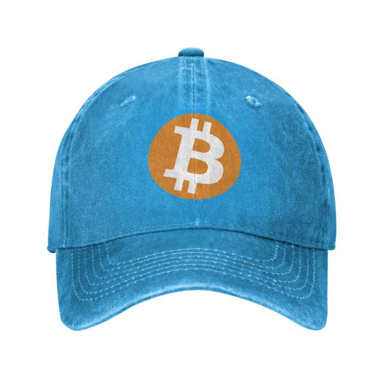 Classic Cotton Bitcoin Baseball Cap Women Unisex Personalized Adjustable Adult BTC Fans Dad Hat Hip Hop