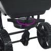 Spreader Black 82 x 46 x 75 cm PVC and Steel