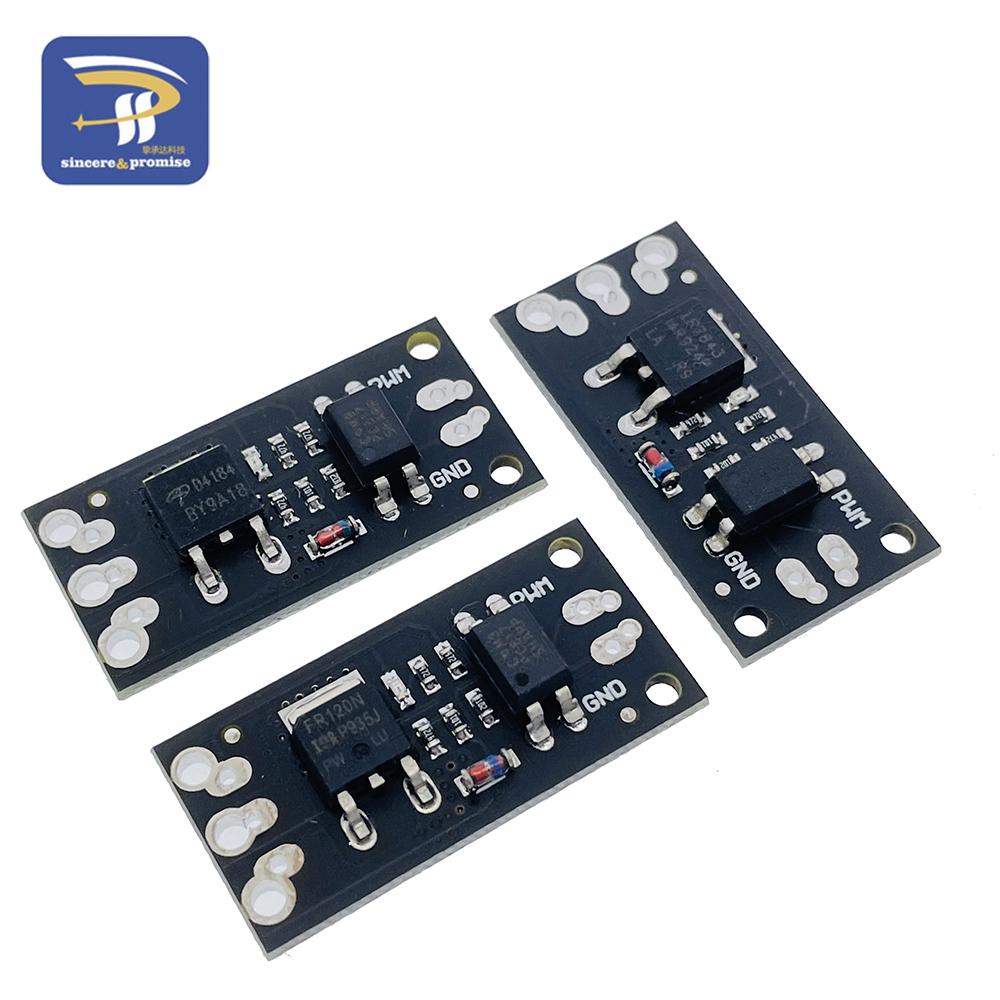 Изолированный MOSFET Модуль полевого транзистора 3В / 5В FR120N LR7843 D4184 AOD4184 Плата Замена реле Для Arduino и MCU