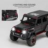1/24 масштаб Benz G500, литая под давлением модель автомобиля, игрушечный автомобиль с откатным механизмом, звуком и светом для детей, коллекция подарков для мальчиков и девочек