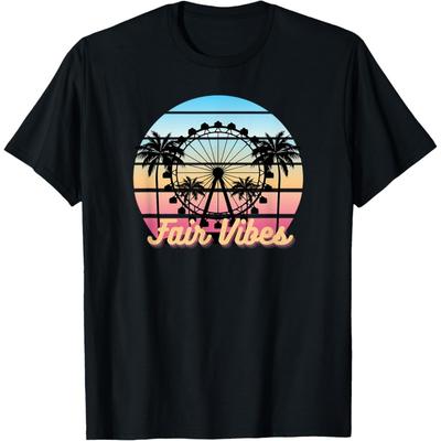 Футболка с изображением колеса обозрения 'Fair Vibes'