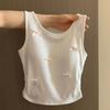 Small Fragrance Bow Halter Vest Summer New Slim-fit Outerwear Base Spice Sleeveless Short Top