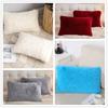 Rectangular Shape Crystal Plush Pillow Plush Mink Plush Pillow Nordic Pillowcase  Living Room