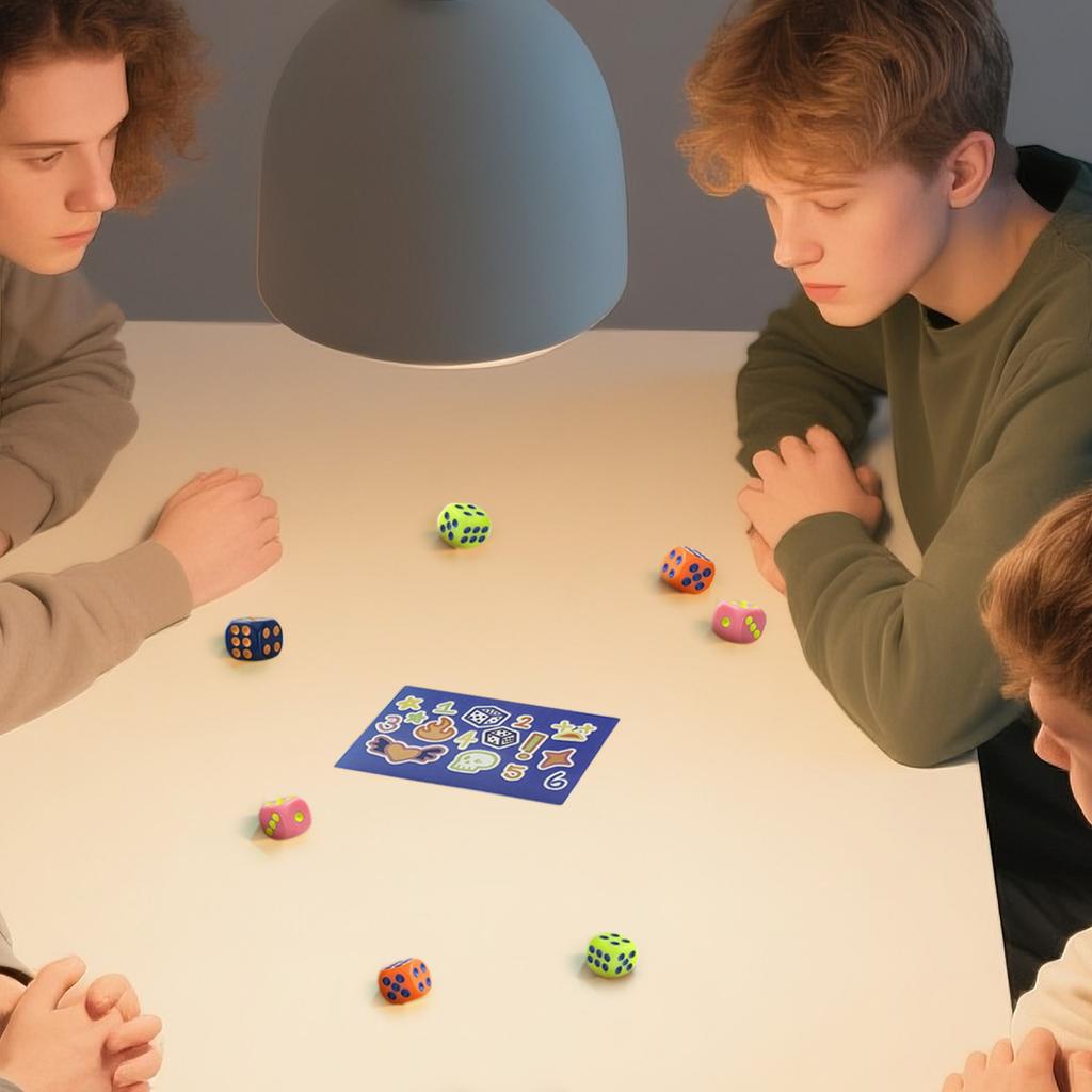 Fast-paced Family Dice Games, Dumpster Games, Fun 2/4/6 Player Board And Dice Games, 80 Dice And Doodle Stickers, Family Game Nights