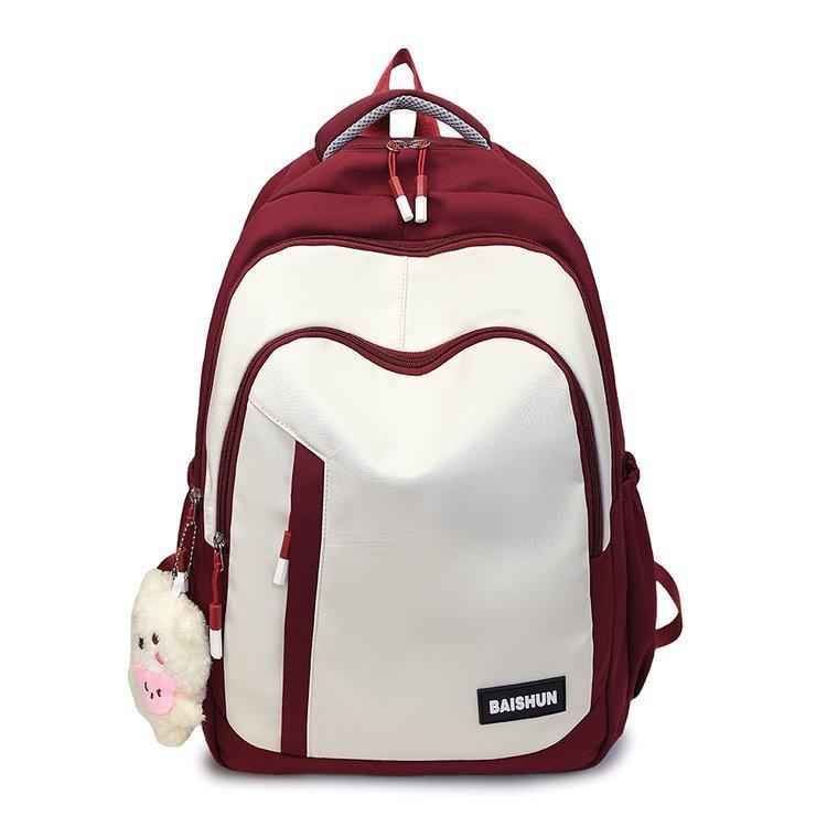 Schoolbag new backpack large capacity Japanese lightweight leisure versatile travel backpack junior high school high school student schoolbag