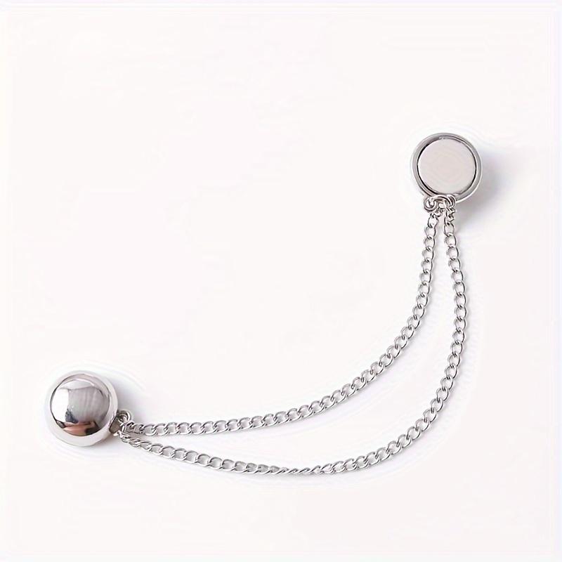 Magnetic Waistband Cincher Adjustable T-Shirt Hem Clip Perfect Fit Metal Snap Button White/Gold/Black Available