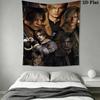 Resident Evil Wall Tapestry Aesthetic Wall Hanging Printed Fabric Blanket Decorative Tapestries for Bedroom Living Room Home Decor