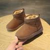New Winter Children's Snow Boots Children's Shoes, Thickened Fleece Warm Cotton Shoes Non-slip Children's Cotton Boots