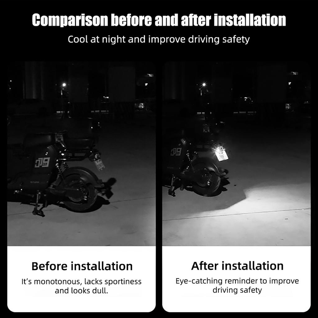 2pcs Car Auto Motorcycle License Plate Lamp Tail Number Universal Screw Bolt Light 12V SMD 5630 Fog Driving Light White LED