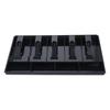 Plastic ABS Cash Register Black Compartments for Money Storage Drawer Cash Register  Office