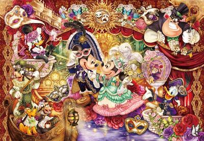 Пазл из 1000 деталей Disney Приглашение на великолепный маскарад x [Чисто белый] (51 73,5см)