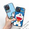 BW-21 Doremon Soft Black Case for iPhone XR 14 15 11 12 13 6 7 8 X XS Pro Max Samsung S22 S23 S21 S24 FE Ultra S8 Plus
